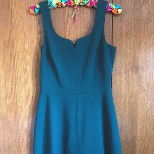 Jade green cocktail dress